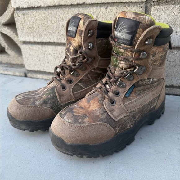 Itasca Youth Grove Insulated Waterproof Hunting Boots - Realtree Xtra - Size 5 - Picture 2 of 5